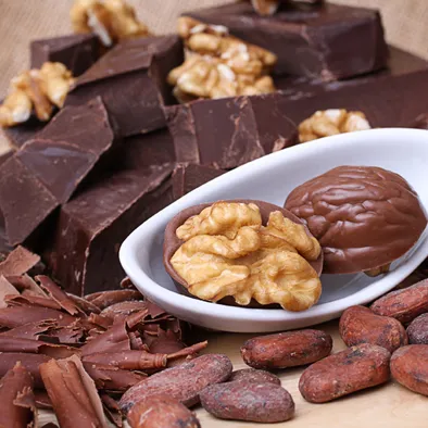 Bombom de Noz metades