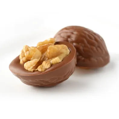 Bombom de Noz metades