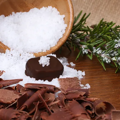 Bombom de Flor de Sal e Alecrim