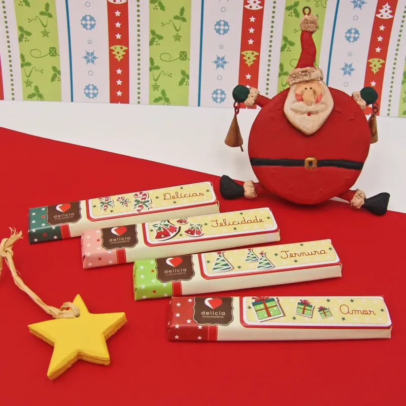 Barrita de Chocolate de Leite - Natal