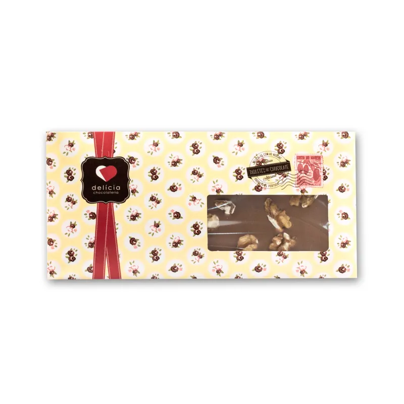 Tablete de Chocolate de Leite com Noz