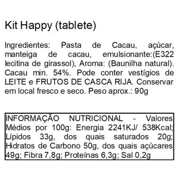 Kit Happy c/ Bombons de Leite Graúdo
