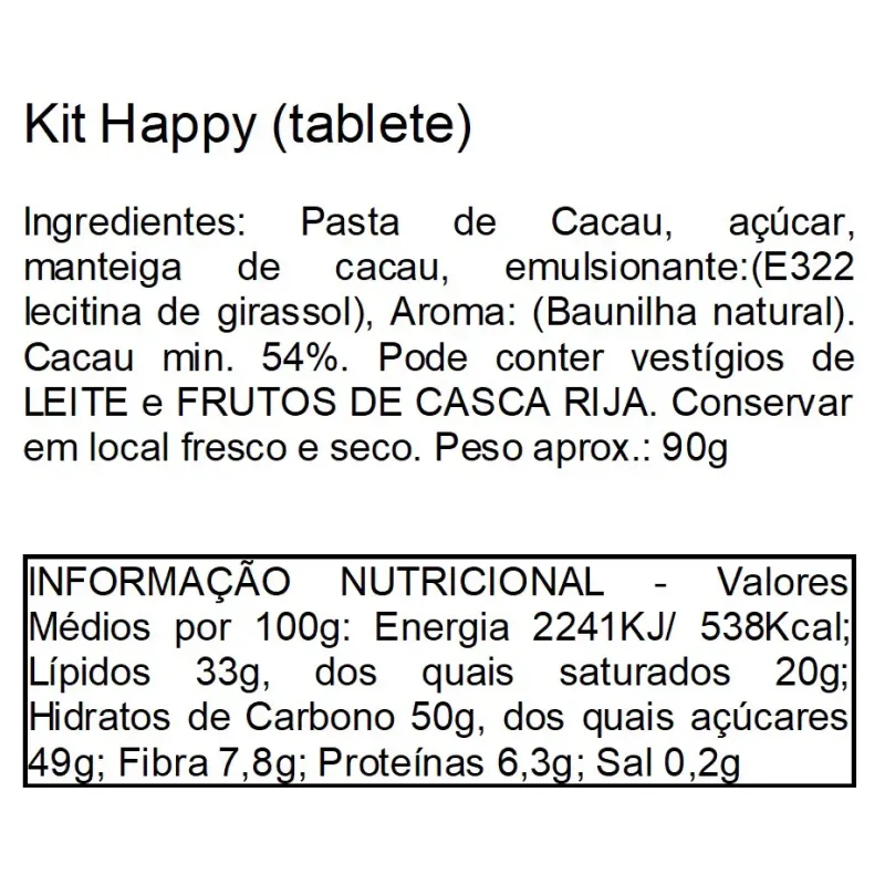 Kit Happy c/ Bombons de Leite Graúdo