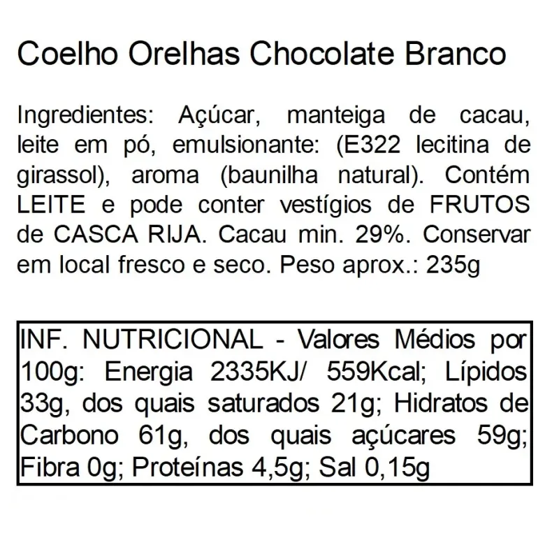 Caixa Coelho Orelhas